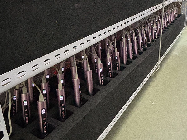 Nail drill product aging test