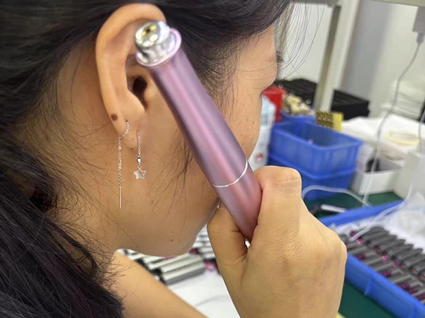 Nail drill sound inspection