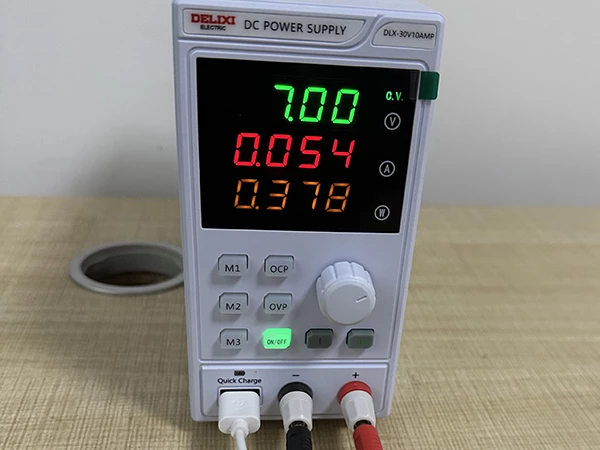 Nail tool voltage test