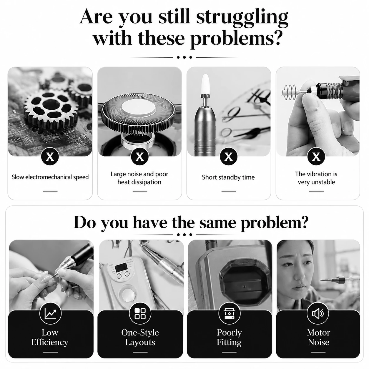 Common nail drill problems and manicure challenges