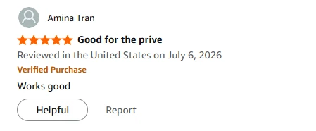 Customer review describing the VC-16A as good for the price
