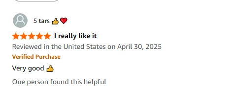 Five-star VC-16A customer review
